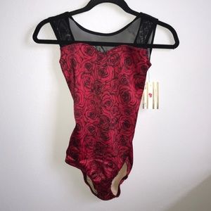 Brand New floral mesh leotard (yumiko)